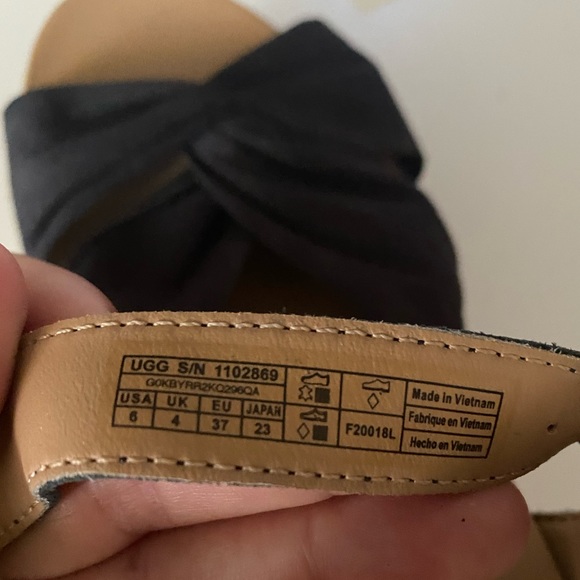 Ugg Women’s Joslyn cork Espadrille wedge sandals - Picture 3 of 4